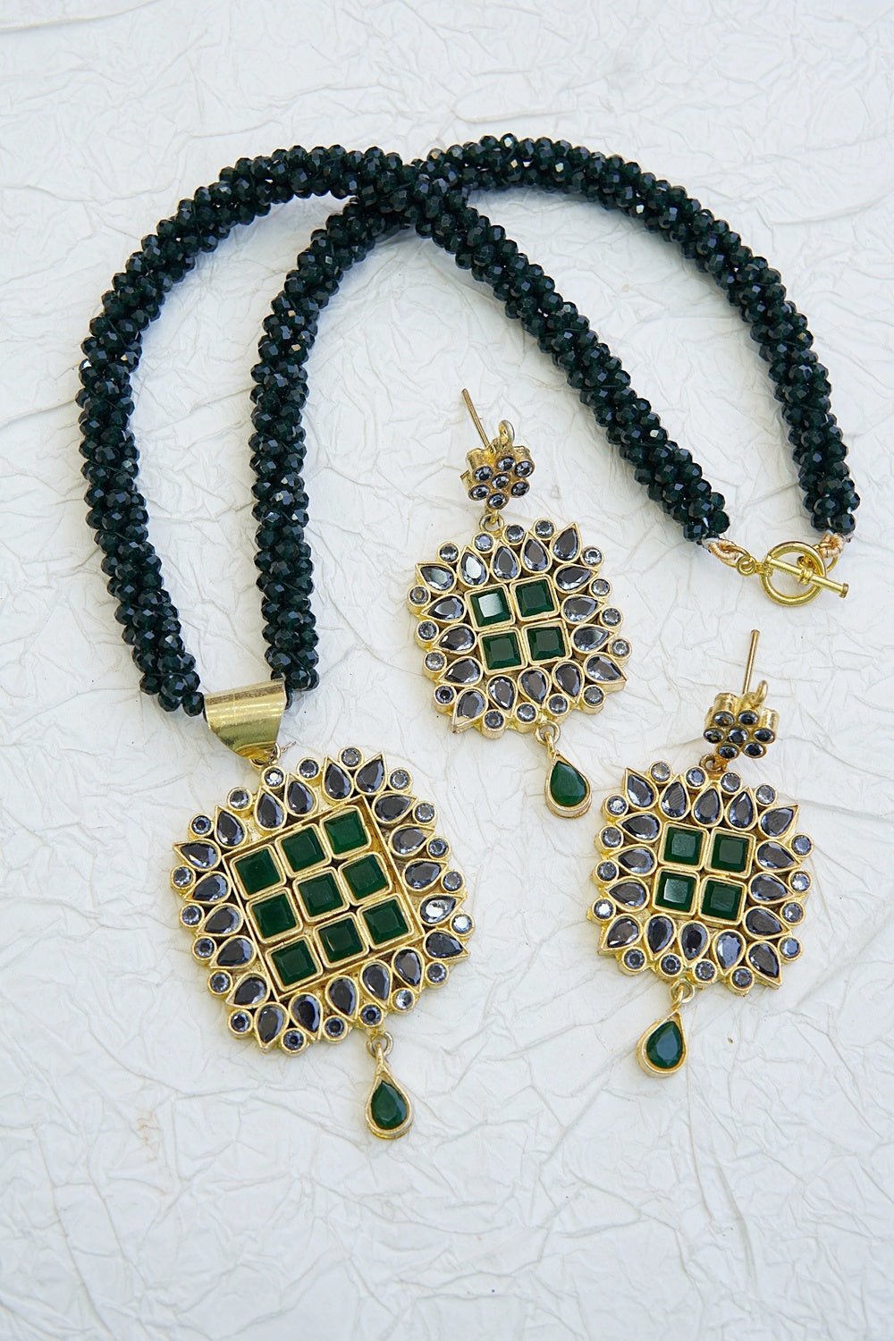 Royal Style Farshi Twisted Mala Set